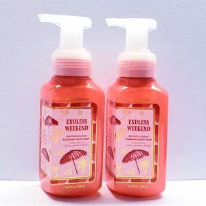 Bath & Body Works ENDLESS WEEKEND Gentle & Clean Foaming Hand Soap (2 Pcs)